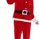 Unisex Adult Onesie Pajamas Animal One Piece Snug Fit Halloween Costume Sleepwear Homewear (Red, M)