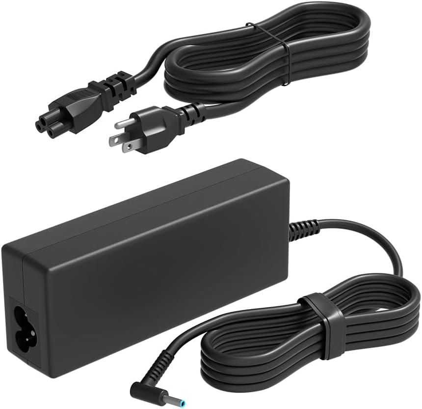 65W AC Charger Compatible with HP Notebook 14 15 17 Inch 470 240 245 246 250 255 256 340 348 355 350 345 248 242 210 215 G2 G3 G4 G5 G6 G7 G8 G9 G10 Pro x2 G1 G2, x360 310 Laptop