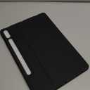 Soke Galaxy Tab S10 Plus/S9 Plus/S9 FE Plus Case with S Pen Holder- Shockproof Smart Folio Stand Case, Soft TPU Back Cover for Samsung Galaxy Tablet S10+ 12.4 Inch, Black