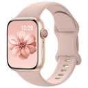 Sport Silicone Band Compatible with Apple Watch Bands 40mm 38mm 41mm 44mm 45mm 42mm 49mm Women Men,Soft Wristband Waterproof Replacement Sport Strap for iWatch Bands Series 9 8 7 6 5 4 3 2 1 SE Ultra