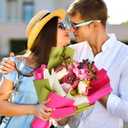 BEISHIDA 20 PCS Green Floral Wrapping Paper-Matte Waterproof Flower Wrapping Paper Bouquet for Florist Supplies, DIY Crafts, Gift Packaging, Wedding, Birthday Gift