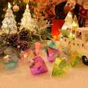 MOONET 25Pcs 2.64in Christmas Decoration Balls Shatterproof Colored Transparent Ball for Festival Wedding Home Party Decors Xmas Tree Hanging