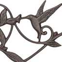 Mkono Hanging Plant Bracket Hook Iron Decorative Plant Hanger for Flower Basket Bird Feeder Wind Chime Lanterns, 1 Pack