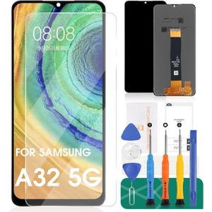 Screen Replacement for Samsung Galaxy A32 5G 2021 SM-A326 A326B A326K A326J A326 Mobile Phone LCD Display Touch Digitizer Assembly Glass Repair with Tools(Also Fit A326U)