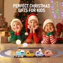 Train Set for Toddlers w/Smokes,Music & Lights - Electric Magnetic Choo Choo Steam Train Set with Tracks Truck Playset for Toddlers 1 3 5 6 Year Old Boys Girls Christmas Birthday Gift