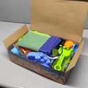 Beach Toys, 36Pcs Dinosaur Sand Toys for Kids Toddlers, Sandbox Toys with 2 Truck, Collapsible Beach Bucket, Mesh Bag, Sand Molds, Sand Castle Building Kit, Travel Beach Toy for Kids Toddlers Ages 3-12