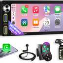 Single Din Car Stereo with Wireless Apple CarPlay & Android Auto, Designed for Older Vehicles, Bluetooth Hands-Free, FM Radio, Backup Camera Support