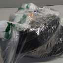 Jin&Bao Universal Garage Door Threshold Seal Strip 20FT Kit, Bottom Waterproof Rubber Weather Stripping Replacement Black, 2 Adhesive