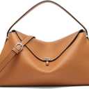 Leather Crossbody Bag for Women, Multiple Compartments for Everyday & Travel