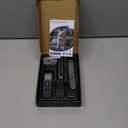 Wireless Dog Fence, Electric Fence for Dogs,Training Collar with Remote Control 3800FT Range, Portable Dog Perimeter Collar with 3 Training Mode Flash Light & Waterproof Matte Black 2 Pack