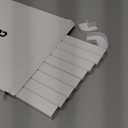 113.4in Cord Hider Kit, Cord Covers for 2-4 Wires on Wall, Self-Adhesive Cable Hider Wire Covers for Cords on Wall, Paintable Cord Hider for Walls Mount Tv, Cable Cover Raceway, W0.95 H0.55in, White