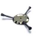 6 Inches Metal Weed Eater Blades Head Weed Wacker Grass Trimmer Blade Fit for sakerplus Weed Trimmer Brush Cutters Electric Battery Powered Cordless String Trimmer (3+6 Blade)