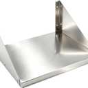 Large Stainless Steel Microwave Shelf, 18"x24" Heavy Duty Shelf, 18x24x11 inches