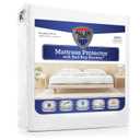 All-in-One Mattress Protector, Zippered Encasement, Water & Stain Resistant, Triple Seal Protection, King, White