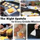 31PCS Griddle Accessories Kit for Blackstone, Flat Top Hibachi Grill Spatula Set with 2 Melting Domes, Burger Press, Patty Maker and Apron, Professional Teppanyaki Tools Gifts for Outdoor BBQ