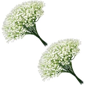 Babys Breath Artificial Flowers Bulk, 40 Pcs Faux Gypsophila for Wedding Bouquets, Bridal Decor, Home Decor  Realistic Long-Lasting Fake Flowers, Bendable Stems, 5.6oz, 11.5 Inch White