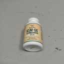 Double Wood Supplements Ashwagandha KSM 66 Organic and Clinically Studied Extract (600mg Per Serving, 120 Capsules, 60 Servings) Adaptogen Cortisol Manager for Women and Men, Exp 08/2028