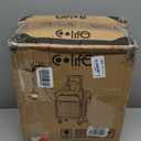 Coolife Underseat Carry On Luggage Softside Lightweight Rolling Travel Bag Spinner Suitcase (Underseat 14-Inch Plus, black)