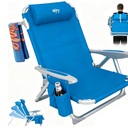#WEJOY Beach Chairs for Adults,Adjustable 4 Position for Beach,Lawns
High Back,Lightweight only 6.6 lbs,Reclining,Easy Carrying,25" Wide Seat,Support 400 lbs,with Padded Backpack & Cup Holder