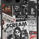 DEENAKIN for iPhone 16 Pro Max Case Cute,Aesthetic Floral Hard Shell,Compatible with Magsafe,Trendy Unique Cool Retro Western Coquette Protective Slim Phone Cover for Women Girls,Scream
