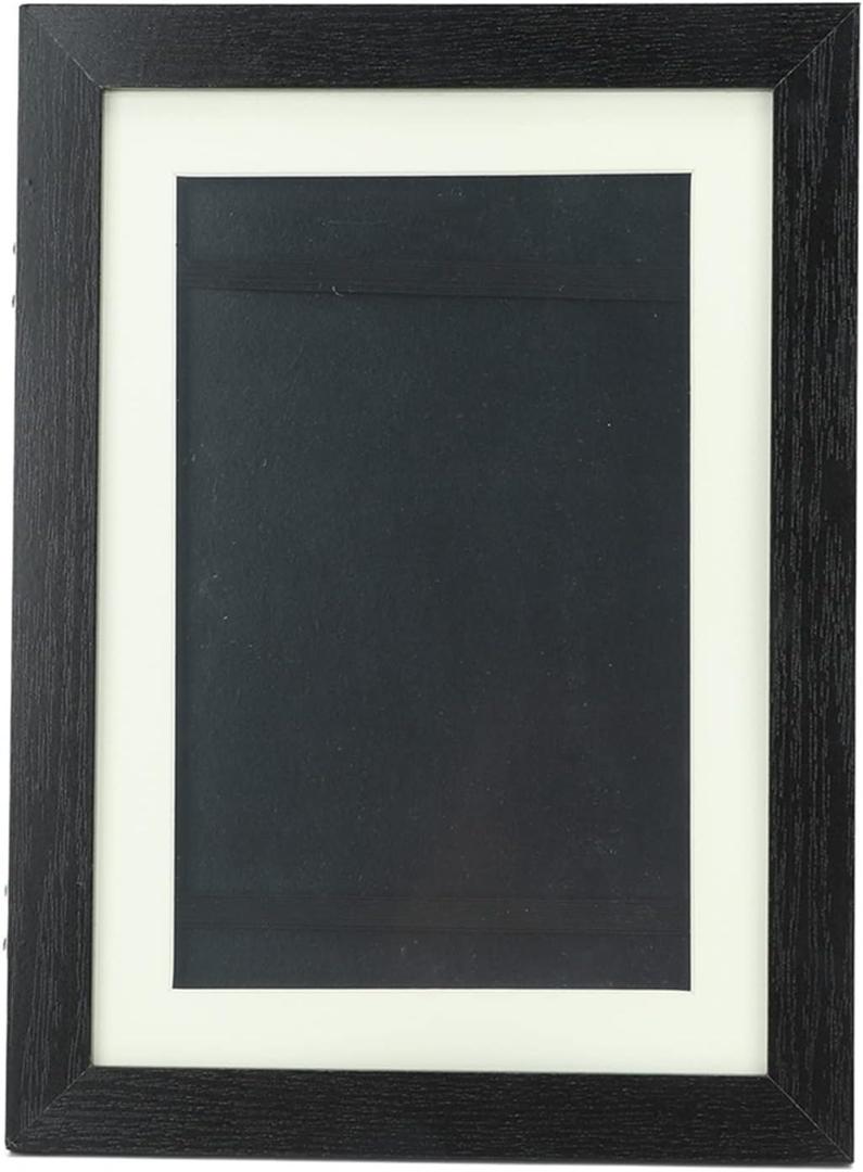 Kids Artwork Frames Front Opening Changeable Pictures Display for Kids Drawings Artworks Photos Postcards Scrapbooks (Black)