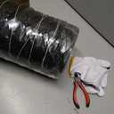 48'' x 100' Black Chicken Wire Mesh Fence, 15 Gauge Poultry Netting and 2 inch Mesh Fence Roll, Chicken Wire for Floral Arrangements/Crafts/Farm/Livestock/Pet Protection