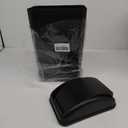 Plastic Waste Bin with Swing Lid, 14 Liter Garbage Can, 1 Pack (Black)