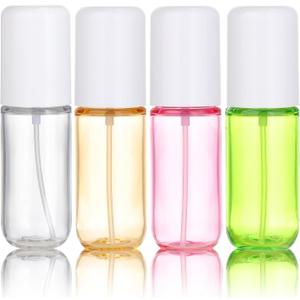 KREMORV Travel Spray Bottles 1.35oz/40ml Fine Mist Empty Spray Bottles Mini Refillable Plastic Travel Bottle Set for Traveling and Outgoing