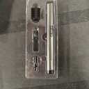 Upgraded Eyebrow Trimmer for Men, Precision Detailer, Battery-Powered Eyebrow Razor with Rinseable Blade, Facial Hair Trimmer with Comb, Compact Pen-Size, Safe Painless Shaver