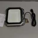 1 Pack LED Flood Lights Outdoor, 3CCT 3000/4000/6000K Selectable 100W 10000LM Floodlight Outside Work Light with 5.9FT Plug, IP65 Waterproof LED Flood Light for Garage, Yard, Lawn, Garden