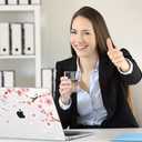 Teryeefi New MacBook Air 13 Inch Case 2021 2020 2019 2018 Release A2337 M1/ A1932/A2179 with Retina Display Touch ID, Floral Hard Plastic Shell Case and Keyboard Cover,Cherry Blossoms