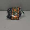 India Arts French Floral Square Cotton Tablecloth 60" x 60" Amber on Black
