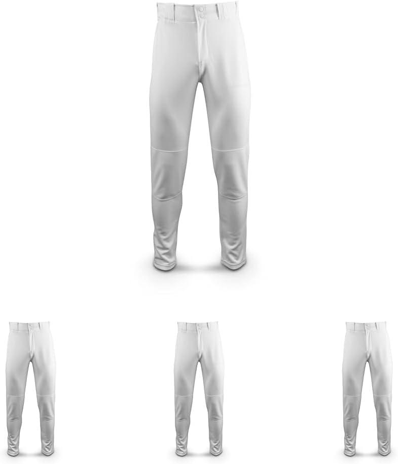 Marucci Men's Standard Adult Elite Apex Baseball Pant (White, S)