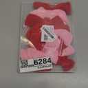 Valentines Day Decorations - 6.5 Ft Pink and Red Velvet Bow Garland - Valentines Day Decor for Home Party Office - Coquette Room Decor for Tree Door Table Wall Window Mantel