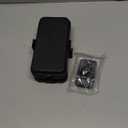 Hrensaw Small Weatherproof Electrical Connection Box(Inner 5.5 x 3 x 2.2inch),Outdoor Electrical Box,Waterproof Extension Cord Covers for Plug, Extension Cables, Holiday Lights,Black