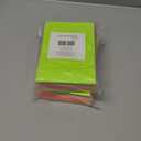 Paper Junkie Lined Sticky Notes in Bright Neon Colors, Self-Stick Memo Notepad 4 inch x 6 inch for Office & School - Pack of 8 Post Notes - 2 Pack