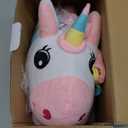 WALIKI Unicorn Hopper Ball | Deluxe Version of The Classic Hop Ball | Inflatable Jumping Ball with Handles for Kids Ages 3, 4, and 5 | Fun Sit & Bounce RideOn Toy