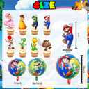 188 PCS Birthday Party Supplies, Party Decorations Includes Balloons, Film Balloons, Plates, Cups, Banners, Knives, Forks, Spoons, Napkins, Stickers, Cake Topper, Cupcake Toppers, Tablecloth