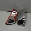 AUCERAMIC 2 PCS Chrome Top Half Mirror Cover Cap Fit for Chevy 2015-2020 Suburban/Tahoe, 2015-2019 GMC Yukon/Yukon XL