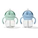 OXO Tot Transitions Straw Cup with Handles 6 oz.  Opal and Dusk  2 Pack