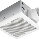 Tech Drive Bathroom fan 110 CFM, 1.2Sone No Attic access Needed Installation,Very Quiet Bath Ventilation and Exhaust Fan, Ceiling Mounted Fan, White Plastic Grille