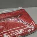 Christmas Couch Covers for Pets Xmas Washable Sofa Covers for Dogs Cats Christmas Tree Sofa SlipCover for 3-4 Cushion Couches Pet-Friendly Santa Furniture Protector Covers for Living Room (35" x 63") (Red)