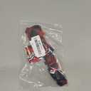 Malier Christmas Dog Collar With Bow Tie, Classic Plaid Soft Durable Holiday Collar for Small Medium Large Dogs Pet Puppy (Red & Black, Small)