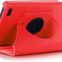 Tablet Cover for Amazon Kindle Fire HD7 7th 9th Generation SR043KL M8S26G(2017 2019 Release),Ultra Slim Folio Stand Leather Case for Amazon Kindle Fire 7 Gen 7th 9th 7" (Ro-Red)