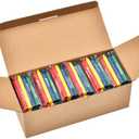 Madisi Crayons Bulk Pack, Regular Size, 4 Colors, 60 Packs, 240 Count