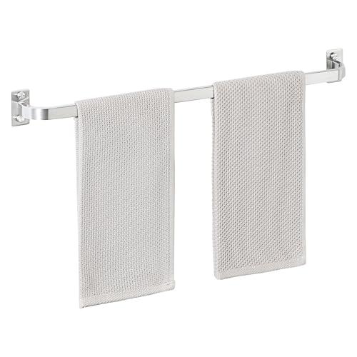 Mooche Bathroom Towel Bar, 24 inch Towel Racks for Bathroom Wall Mounted, SUS304 Stainless Steel Heavy Duty Towel Holder Bathroom Accessories Modern Home Decor, Brushed Finished