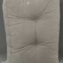 Headboard Pillow King, Large Triangular Wedge Headboard Pillow for Reading and Resting, Backrest Positioning Support Pillow with Removable Cover (Beige)