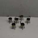 Juegoal Reindeer Tealight Candle Holders, Set of 6 Christmas Decorations Standing Iron Metal with Rustic Bronze Finish, Durable and Rust-Proof Candlestick Holiday Tabletop Centerpiece and Display