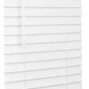 Lotus & Windoware, 2 Inch Faux Wood, 10" Wide x 72" Long, Window Blinds, Blinds & Shades, Blinds for Indoor Windows, Smooth, Bright White - 10" x 72",Bright White