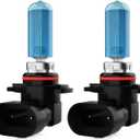 Light Bulbs Fit For Ford Edge 2011-2014, 9012 High Low Beam High Performance Halogen Headlight Bulb Combo, 6000K White Light, Pack of 2